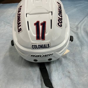 White Small Bauer Re-Akt 85 Helmet (Used)