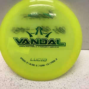 Used Dynamic Discs VANDAL Disc Golf Driver Yellow 11443-S000195920