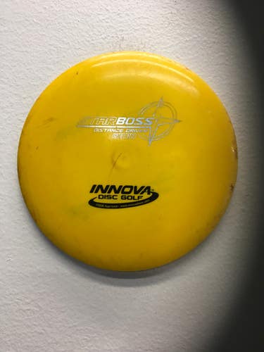 Used Innova STAR BOSS Disc Golf Driver Yellow 171g 11443-S000195936
