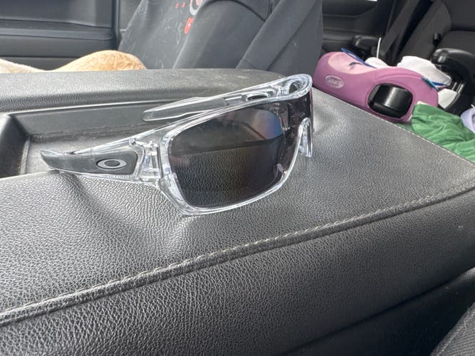 Clear and black  Men's Oakley Sunglasses