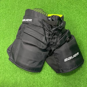 Black Youth Large Bauer Prodigy Hockey Goalie Pants (Used)