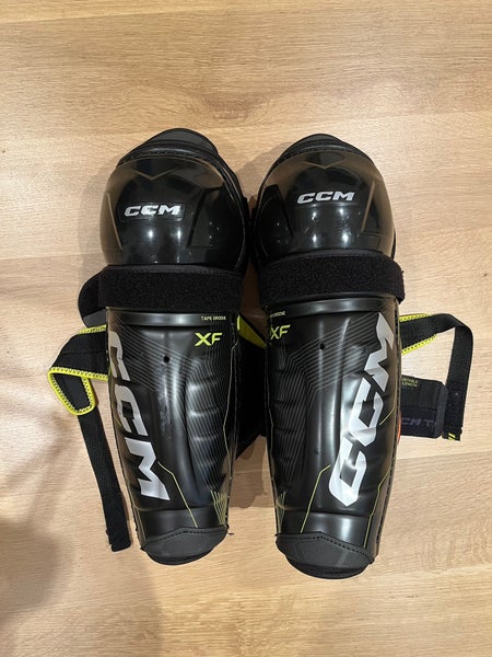 CCM Tacks XF Shin Pads Senior Size 14 Inch