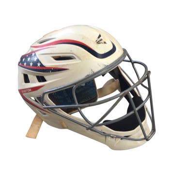 Used Easton JENN SCHRO CATCHERS HELMET Catchers Helmet w/Mask White LG 11760-S000079004