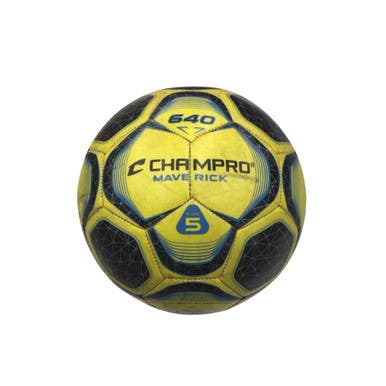 Used Champro SOCCER BALL All Size Soccer Ball Yellow 5 11760-S000078990