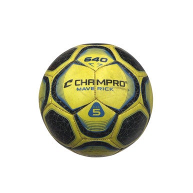 Used Champro SOCCER BALL All Size Soccer Ball Yellow 5 11760-S000078990
