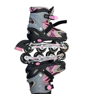 Used Roller Hockey Skates Pink Youth 07.0 11760-S000078991