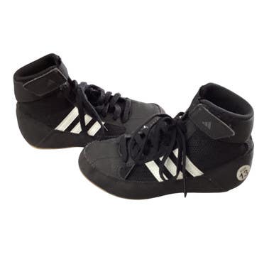 Used Adidas Wrestling Shoes Black Youth 13.0 11760-S000078968