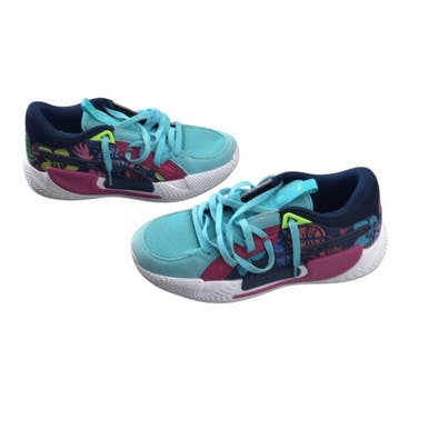 Used Puma Basketball Shoes M Carolina Blue Youth 09.5 11760-S000078954