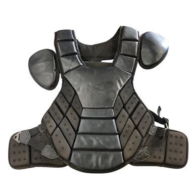 Used Mizuno SAMURAI CHEST PROTECTOR Catchers Chest Protector Black Adult 11760-S000078937