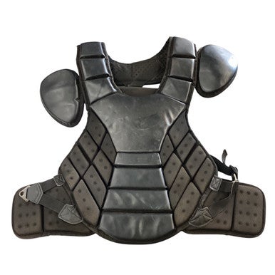 Used Mizuno SAMURAI CHEST PROTECTOR Catchers Chest Protector Black Adult 11760-S000078937