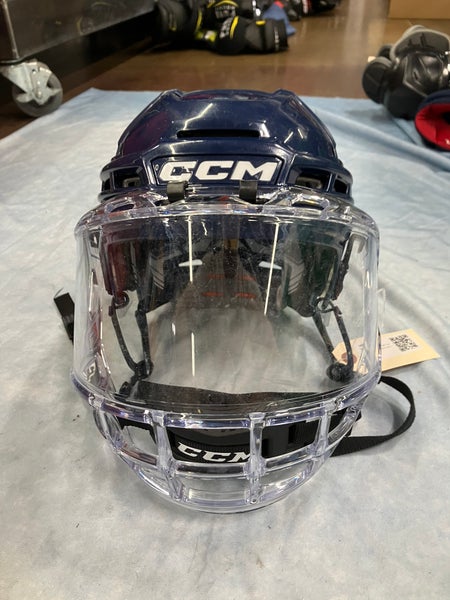 Blue Small CCM Tacks 910 Helmet (Used)