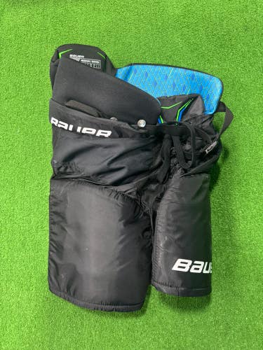Black Junior Medium Bauer Bauer x Hockey Pants (Used)