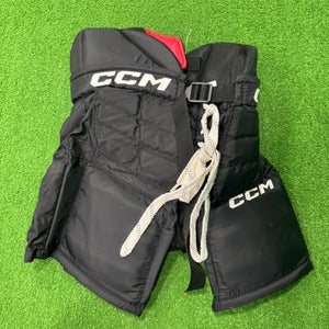Black Youth Small CCM YFLEX Hockey Goalie Pants (Used)