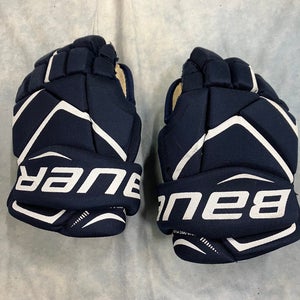 Blue Junior Bauer Vapor X700 Gloves 11" (Used)