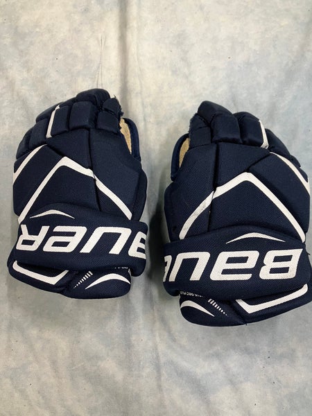 Blue Junior Bauer Vapor X700 Gloves 11" (Used)