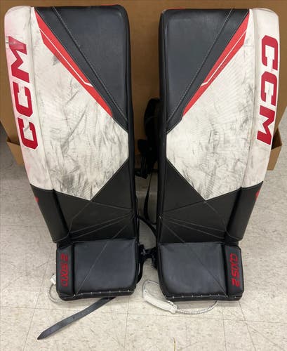 Senior CCM Axis 2 Goalie Leg Pads Pro Stock | 34" + 1