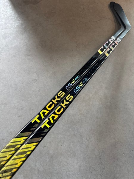 2 PACK 75 Flex P88 CUSTOM New Senior CCM Left Hand Pro Stock Tacks ASVI-Pro Hockey Stick
