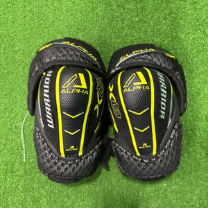 Junior Medium Warrior Alpha QX Elbow Pads (Used)