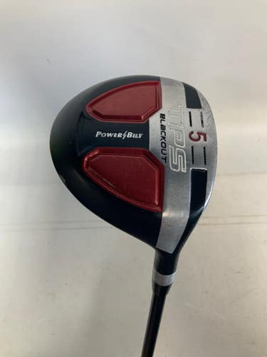 Used Powerbilt TPS BLACKOUT Mens Fairway Wood RH 5 Wood 11823-S000032910