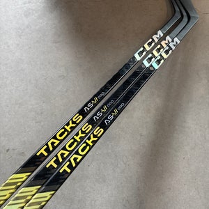 3 PACK 100 Flex P92 New Senior CCM Left Hand Pro Stock Tacks AS-VI Pro Hockey Stick