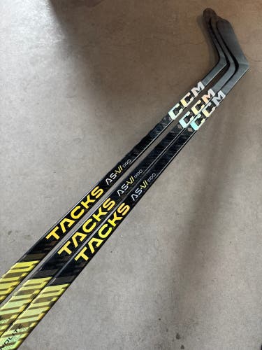 3 PACK 100 Flex P92 New Senior CCM Left Hand Pro Stock Tacks AS-VI Pro Hockey Stick