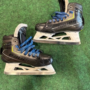 Intermediate Bauer Elite Hockey Goalie Skates (Fit 1) Size 4 (Used)