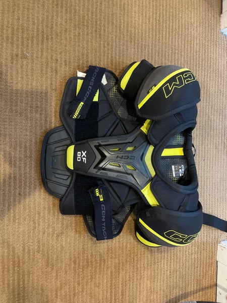 Large Senior CCM Tacks XF 80 Shoulder Pads (Used)
