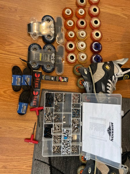 Bauer Vapor 3 Agility Inline Skates And 32 Wheels, (mission Wheel Kit, Laces, More)