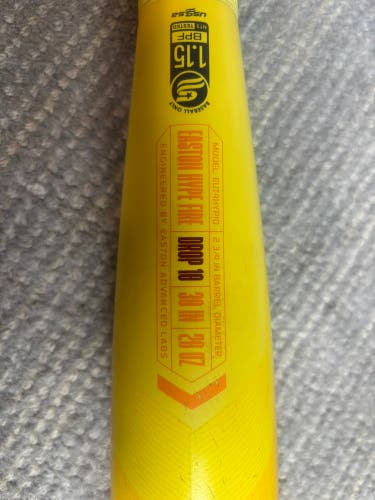 Used Easton Hype Fire Baseball Bat 30 inch/20 oz Model EUT4HYP10