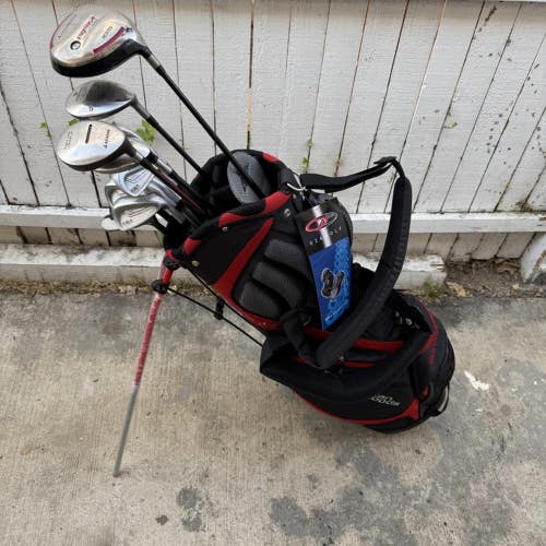 Adams Golf Idea Pro Mens Right Handed Golf Club Complete Set With Brand New Bag