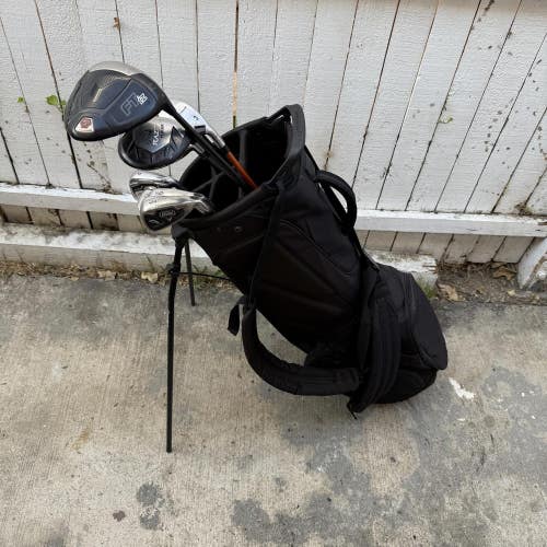 Callaway Fusion Golf Club Mens Right Handed Complete Set With Stand Bag