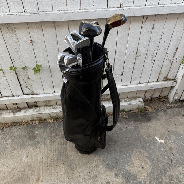 Wilson Staff Tour Blade Mens Right Handed Complete Set With Leather Staff Bag