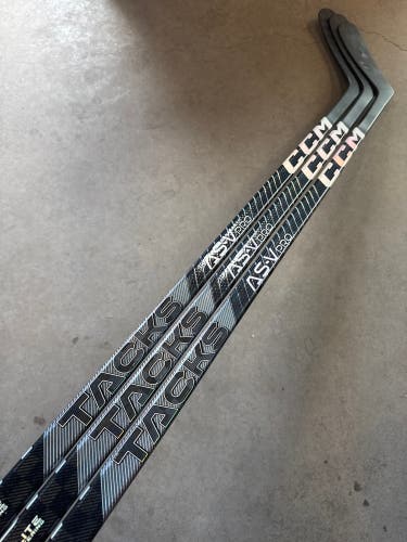 3 PACK 90 Flex P90 New Senior CCM Left Hand Pro Stock Tacks AS-VI Pro Hockey Stick