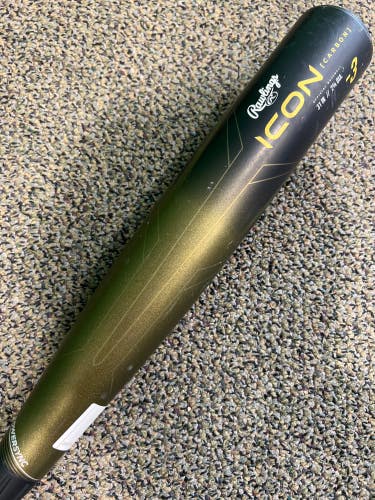 2023 Rawlings Icon Composite Bat BBCOR Certified (-3) Composite 28 oz 31" (Used)