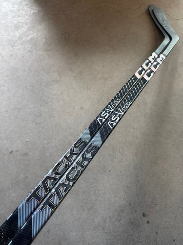2 PACK 90 Flex P90 New Senior CCM Left Hand Pro Stock Tacks AS-VI Pro Hockey Stick