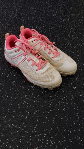 Used Under Armour GLYDE BB/SB Cleats White Senior 5.5 11849-S000029719