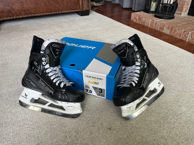 Bauer Supreme M50 Pro Hockey Skates  7 (Used)