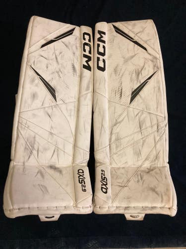 32" Intermediate CCM Axis 2.9 Goalie Leg Pads (Used)