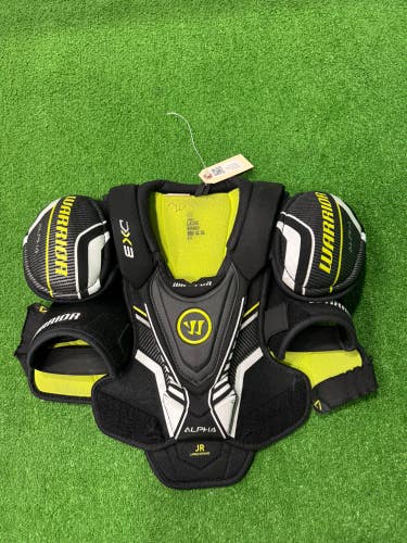 Large Junior Warrior Alpha DX3 Shoulder Pads (Used)