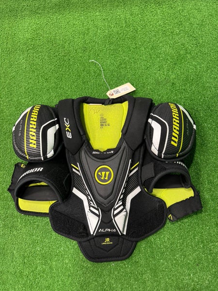 Large Junior Warrior Alpha DX3 Shoulder Pads (Used)
