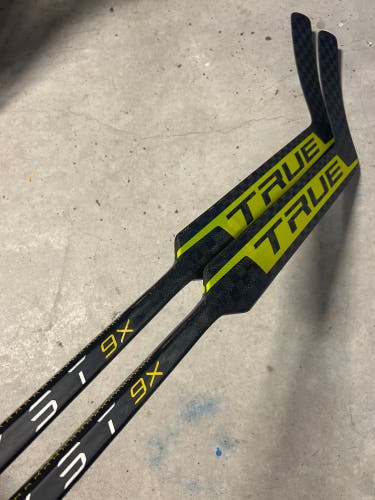 2 PACK Senior True Catalyst 9X Regular Goalie Stick 27" Paddle  (New)