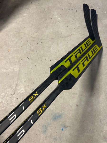 2 PACK Senior True Catalyst 9X Regular Goalie Stick 27" Paddle  (New)