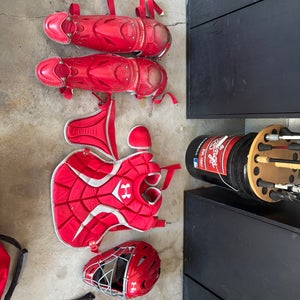 Under Armour Catcher Set W/Bag (Used)