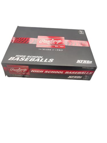 CLEARANCE! NEW Rawlings R100-H3 RAISED SEAM HIGH SCHOOL BASEBALL 1 Dozen 11863-S000022857