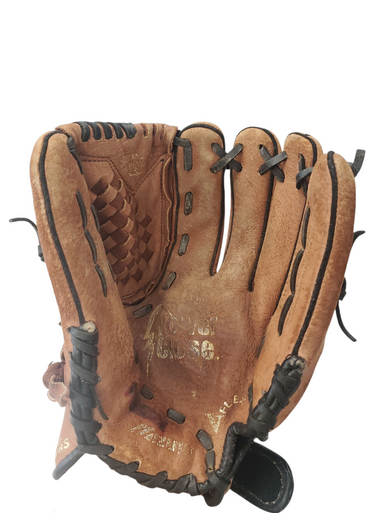 Used Mizuno PROSPECT POWER CLOSE BB/SB Glove RH Throw Brown 11 1/2" 11863-S000022890