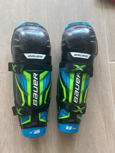 Bauer X 10" Shin Pads (Used)