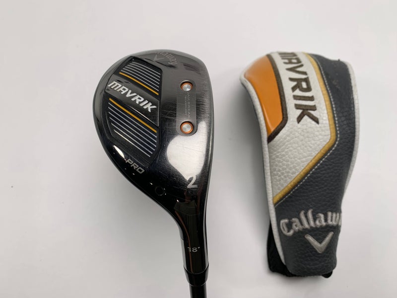 Callaway Mavrik Pro 2 Hybrid 18* KBS Hybrid 80g Stiff Graphite Mens RH HC