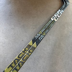 2 PACK 100 Flex P28M CUSTOM New Senior CCM Left Hand Pro Stock Tacks AS-V Pro Hockey Stick
