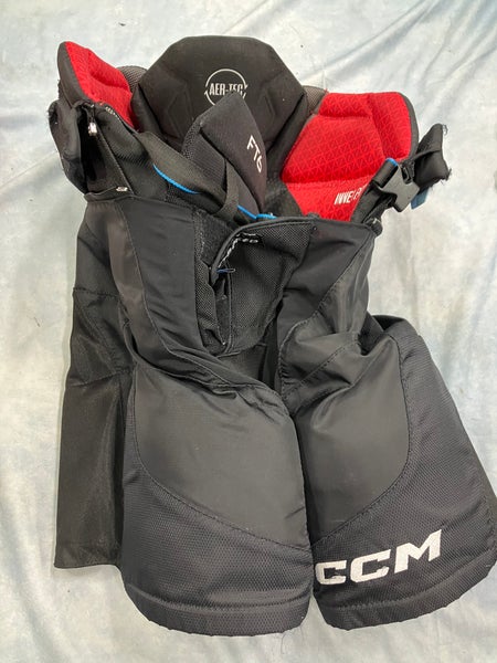 Black Junior Small CCM Jetspeed ft6 Hockey Pants (Used)