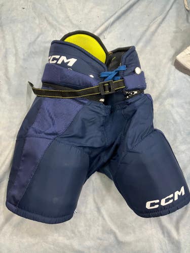 Blue Youth Large CCM Tacks AS-V Pro Hockey Pants (Used)